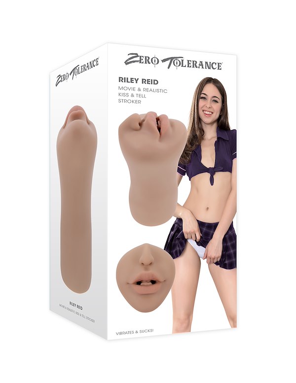 ZERO TOLERANCE RILEY REID REALISTIC KISS AND TELL STROKER W/ MOVIE DOWNLOAD ALT10 view Color: VA