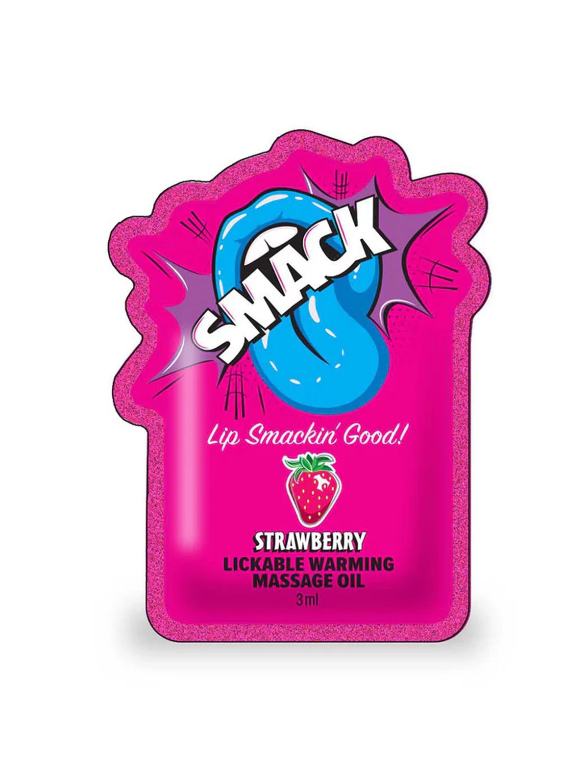alternate image for SMACK LICKABLE MASSAGE OIL STRAWBERRY 3ML