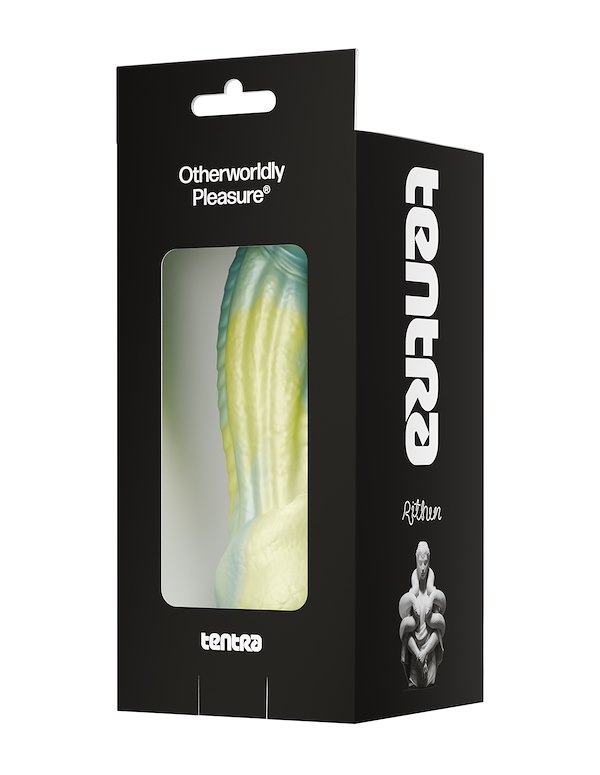 TENTRA - RITHEN REPTILIAN THRUSTING DILDO ALT10 view Color: GR