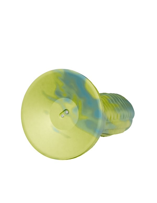 TENTRA - RITHEN REPTILIAN THRUSTING DILDO ALT2 view Color: GR