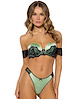 Additional MINT view of product LARA PUSH UP BRA AND TANGA PANTY with color code MT
