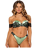 Additional MINT view of product LARA PUSH UP BRA AND TANGA PANTY - PLUS with color code MT