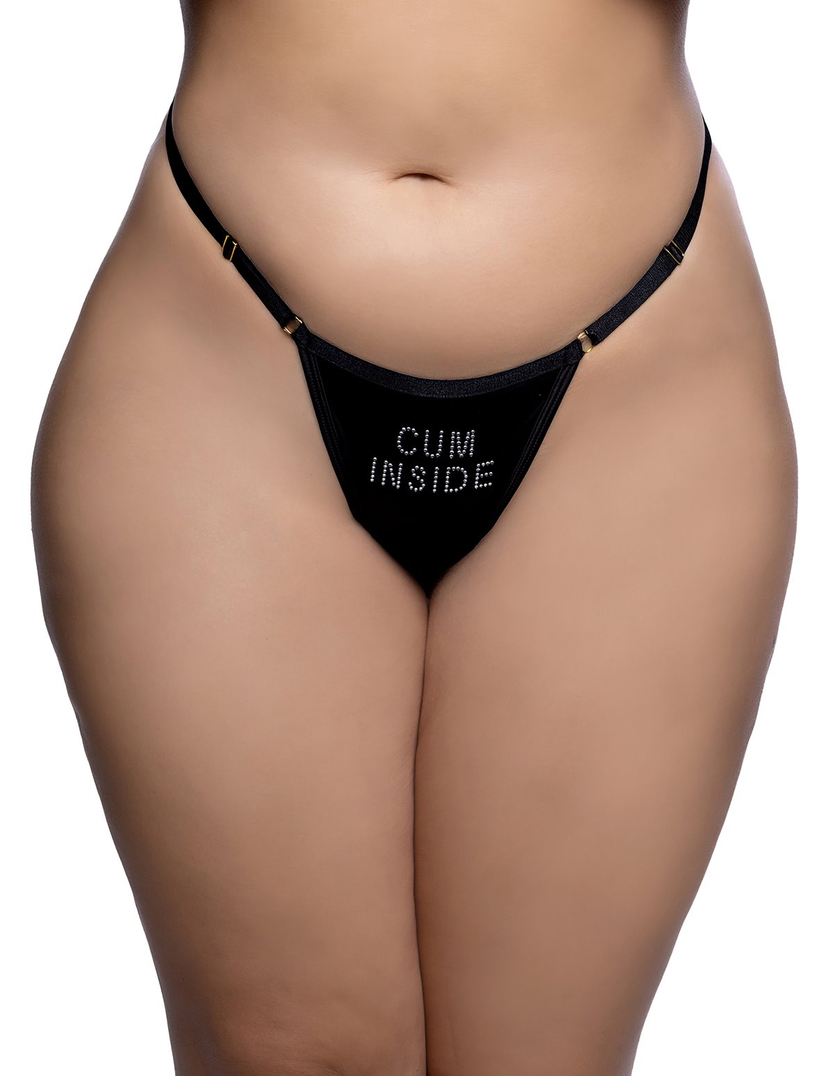 alternate image for CUM INSIDE BLING THONG - PLUS