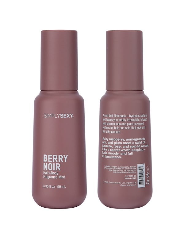 SIMPLY SEXY - BERRY NOIR PHEROMONE HAIR + BODY MIST ALT2 view Color: NC