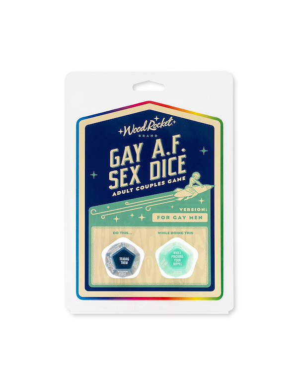 GAY AF SEX DICE FOR GAY MEN ALT2 view Color: GR