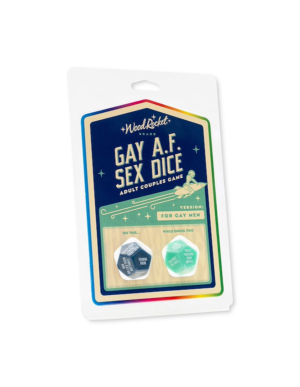 GAY AF SEX DICE FOR GAY MEN ALT4 view Color: GR