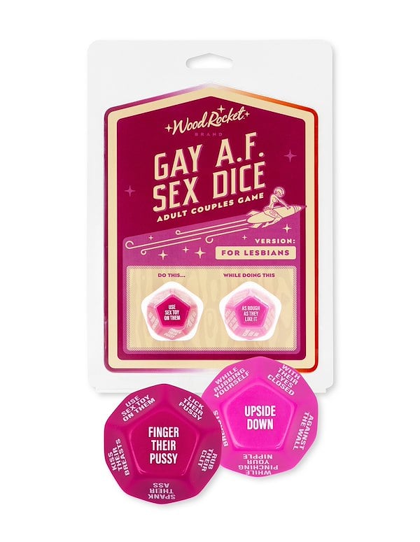 GAY AF SEX DICE FOR LESBIANS ALT1 view Color: PK