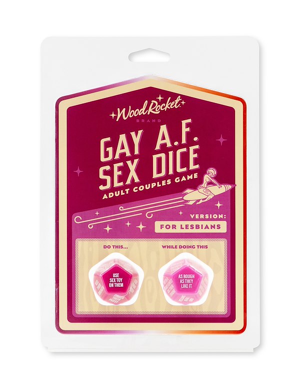 GAY AF SEX DICE FOR LESBIANS ALT2 view Color: PK