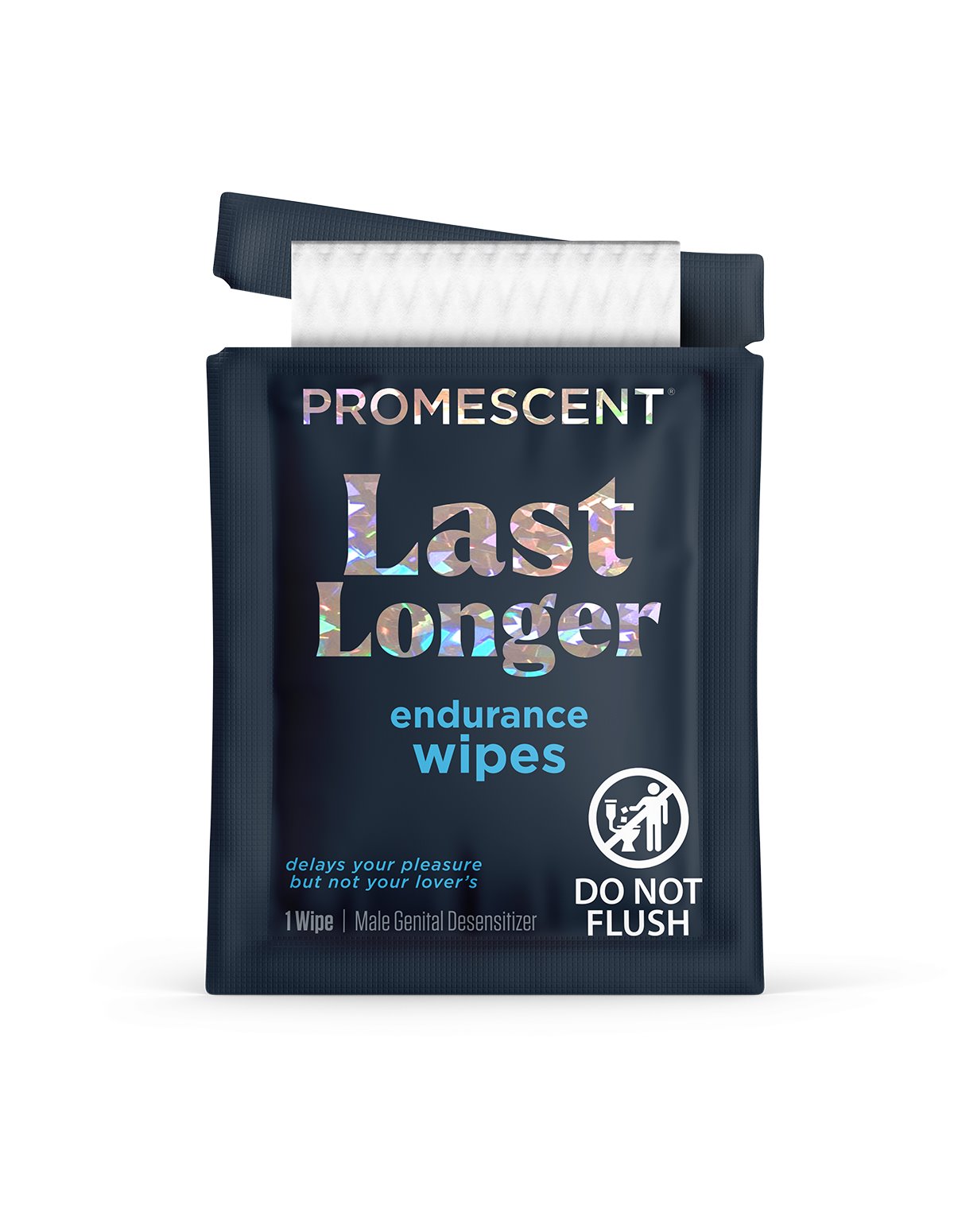 alternate image for PROMESCENT LAST LONGER ENDURANCE WIPES - 7 WIPES
