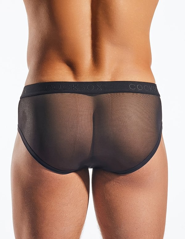 COCKSOX MESH SPORTS BRIEF ALT1 view Color: BK