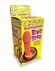 Alternate back view of SUPER FUN PENIS RING TOSS PARTY GAME