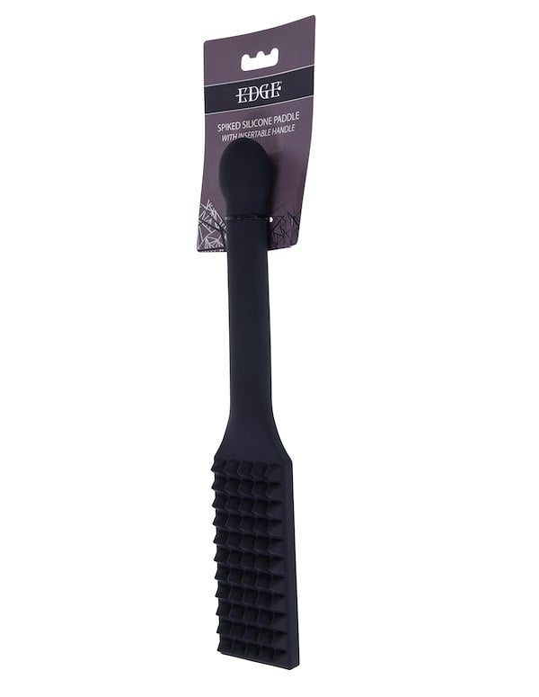 EDGE SPIKED SILICONE PADDLE ALT10 view Color: BK