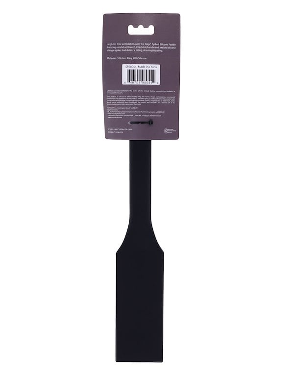 EDGE SPIKED SILICONE PADDLE ALT11 view Color: BK