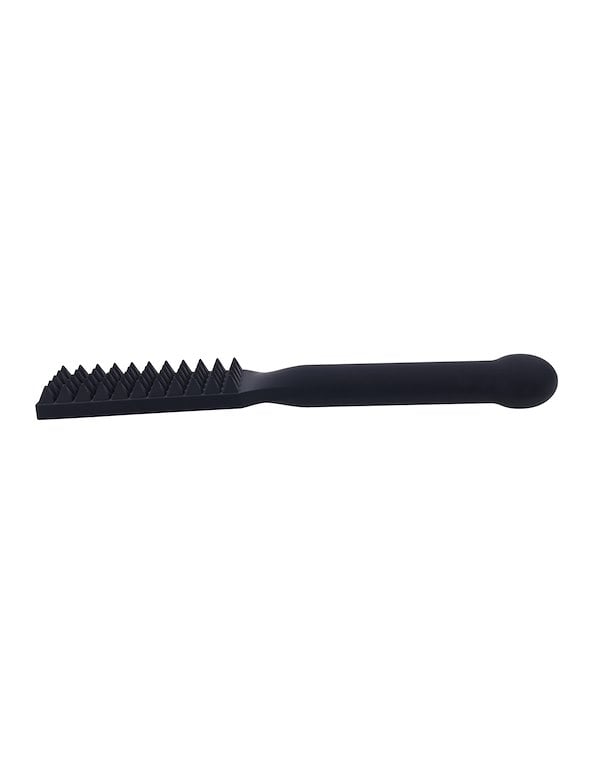 EDGE SPIKED SILICONE PADDLE ALT2 view Color: BK