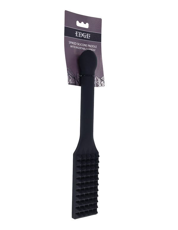 EDGE SPIKED SILICONE PADDLE ALT9 view Color: BK