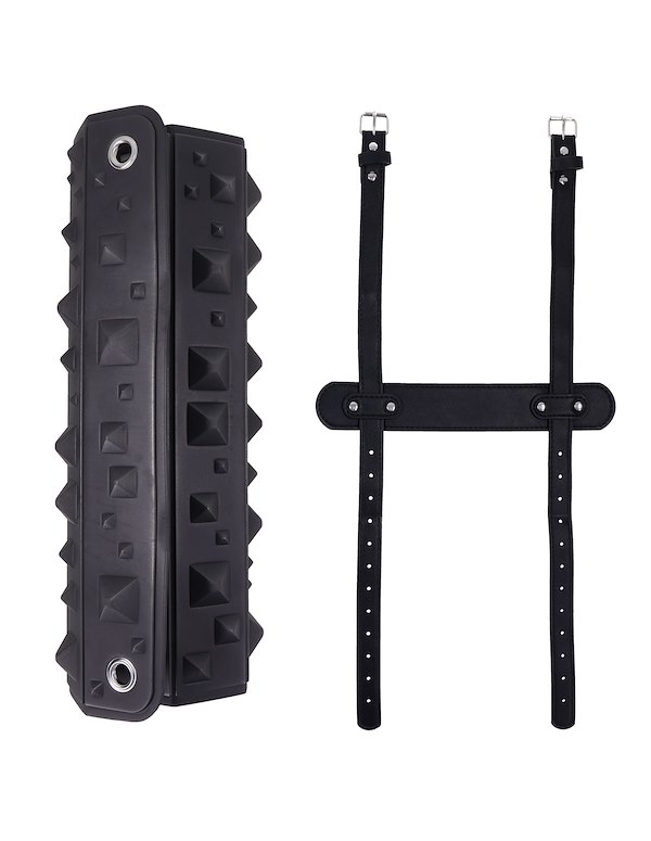 EDGE SPIKED PUNISHMENT MAT ALT12 view Color: BK