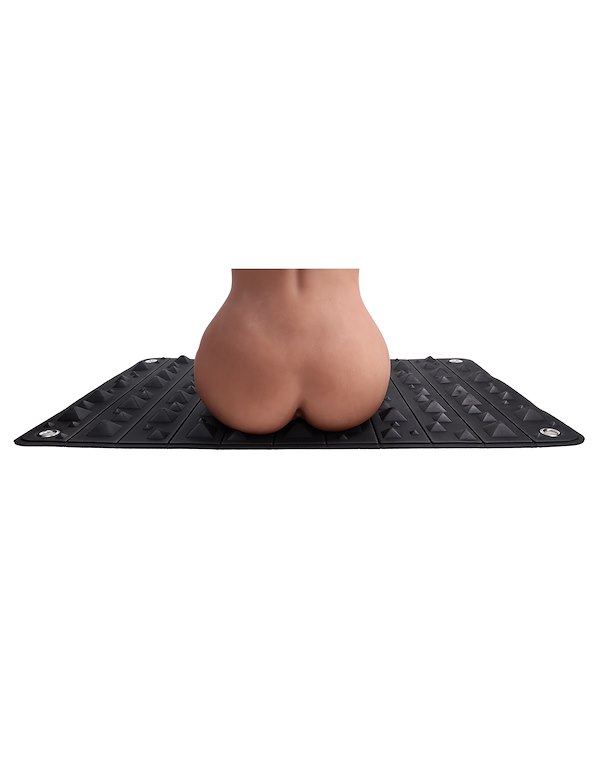 EDGE SPIKED PUNISHMENT MAT ALT4 view Color: BK