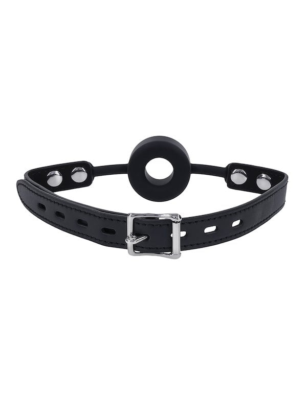 EDGE SILICONE RING GAG ALT3 view Color: BK