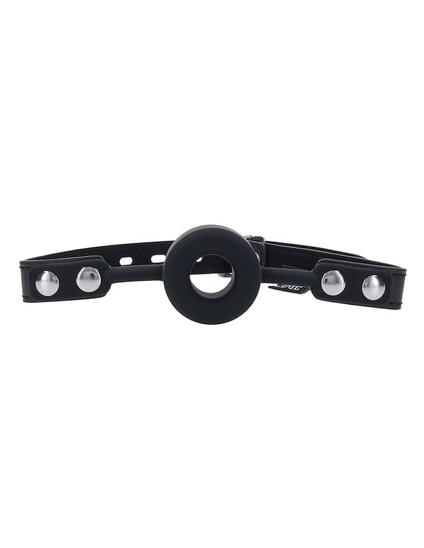 EDGE SILICONE RING GAG ALT4 view Color: BK