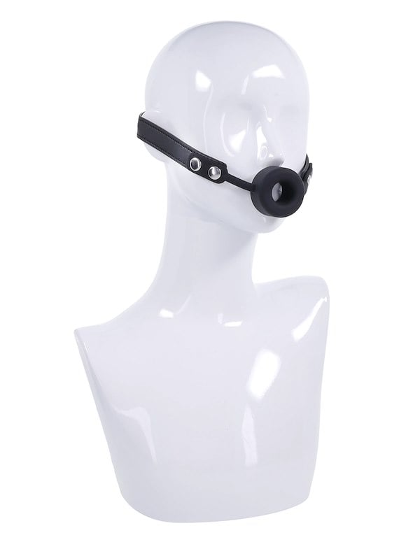 EDGE SILICONE RING GAG ALT7 view Color: BK