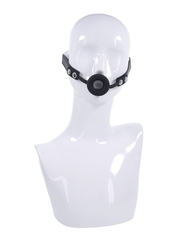 EDGE SILICONE RING GAG ALT8 view Color: BK