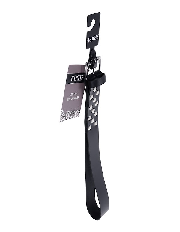 EDGE LEATHER BELT SPANKER ALT9 view Color: BK