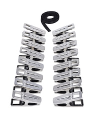 Front view of EDGE BODY ZIPPER CLOTHES PINS