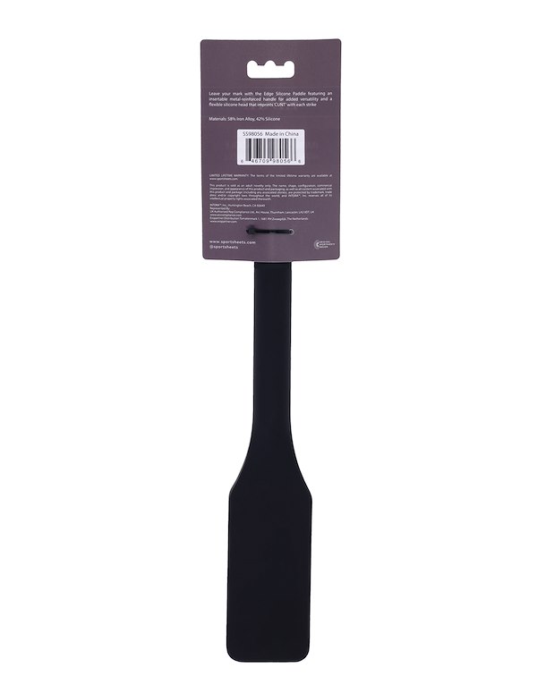 EDGE CUNT SILICONE PADDLE ALT10 view Color: BK