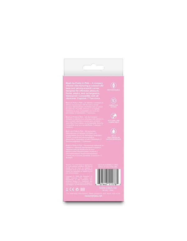 PRETTY IN PINK BLUSH VIBRATOR ALT3 view Color: PK