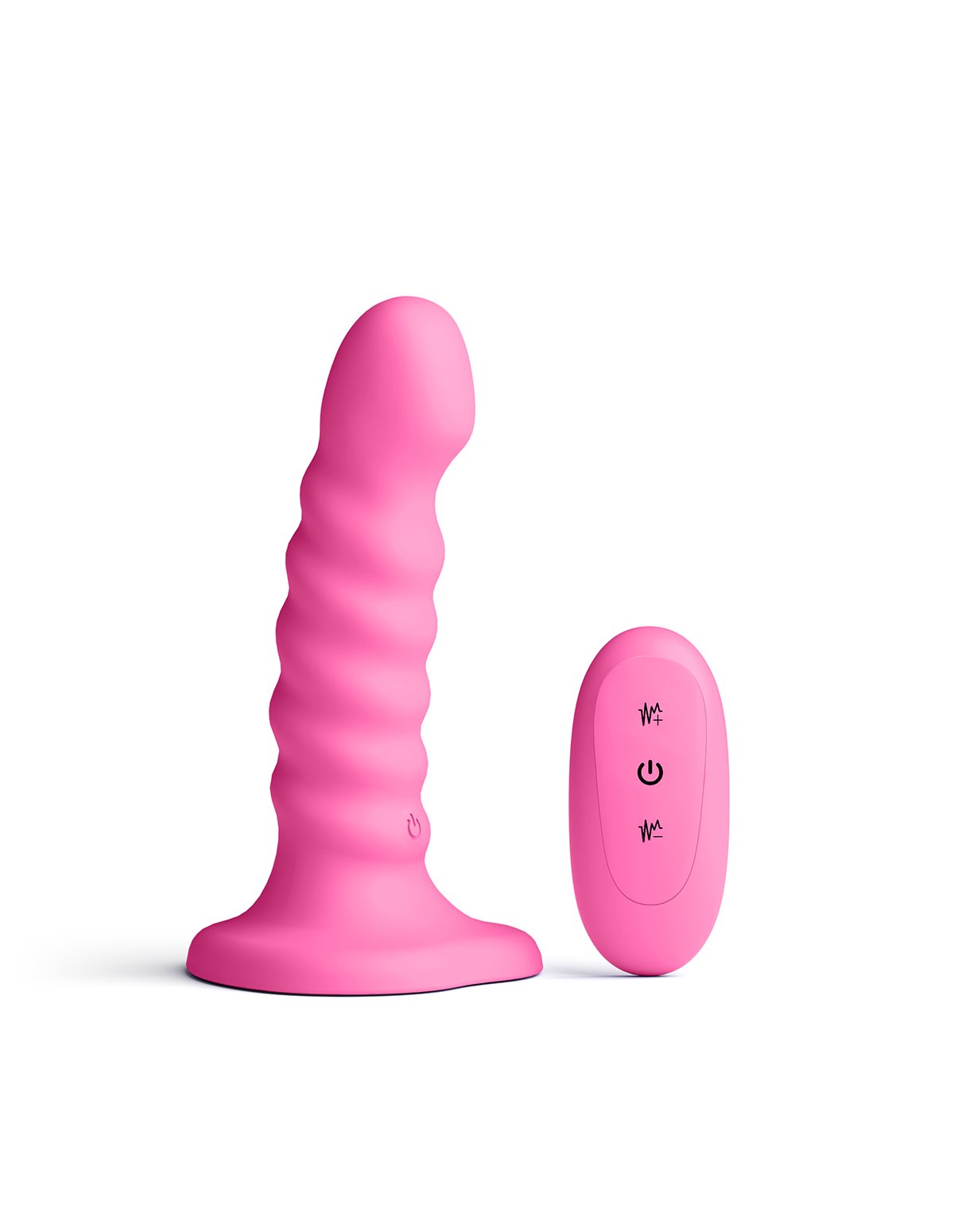 alternate image for COLOURS RIBBED 5 VIBRATING DILDO