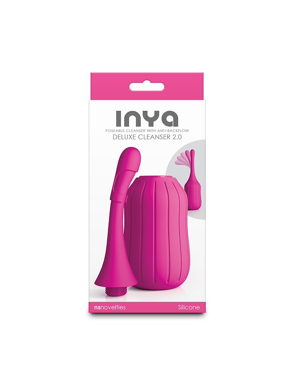 INYA DELUXE CLEANSER 2.0 POSEABLE ANTI-BACKFLOW CLEANER ALT3 view Color: PK