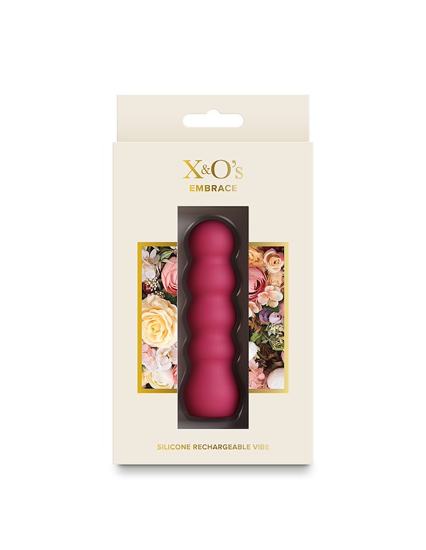 X & O's EMBRACE VIBRATOR ALT2 view Color: RS