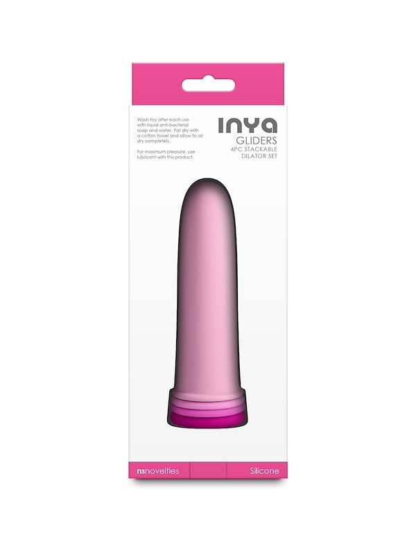 INYA GLIDERS 4PC STACKABLE DILATOR SET ALT3 view Color: PK
