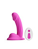 Additional PINK view of product COLOURS CURVE VIBRATING 5 INCH DILDO with color code PK