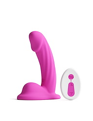 Alternate front view of COLOURS CURVE VIBRATING 5 INCH DILDO
