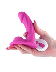 Alternate back view of COLOURS CURVE VIBRATING 5 INCH DILDO