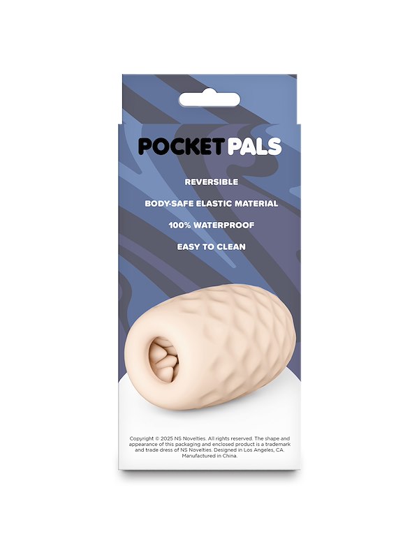 POCKET PALS DIAMOND HANDY STROKER ALT3 view Color: WH