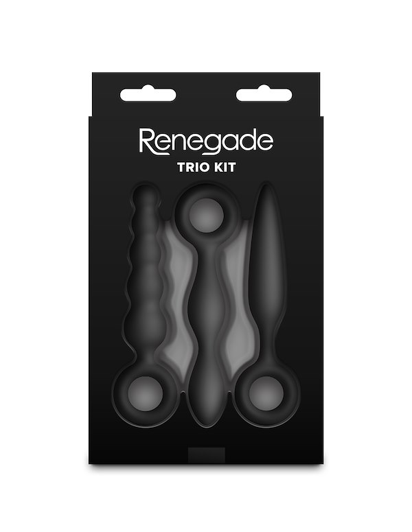 RENEGADE TRIO KIT 3PC PLUG SET ALT3 view Color: BK