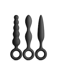 Front view of RENEGADE TRIO KIT 3PC PLUG SET