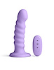 Additional PURPLE view of product COLOURS RIBBED 6 INCH VIBRATING DILDO with color code PR