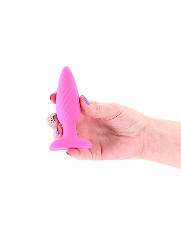 INYA SWIRL VIBRATING PLUG ALT1 view Color: PK