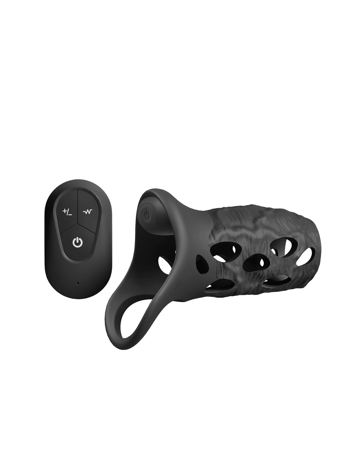 alternate image for RENEGADE EDGE VIBRATING PENIS SLEEVE W/ REMOTE