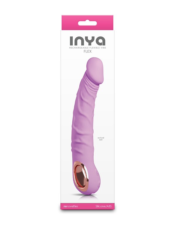 INYA FLEX REALISTIC VIBRATOR ALT3 view Color: PK