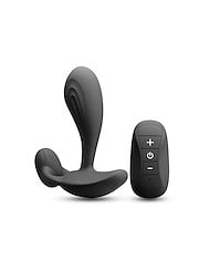 Alternate front view of RENEGADE ECHO VIBRATING PROSTATE MASSAGER W/ REMOTE