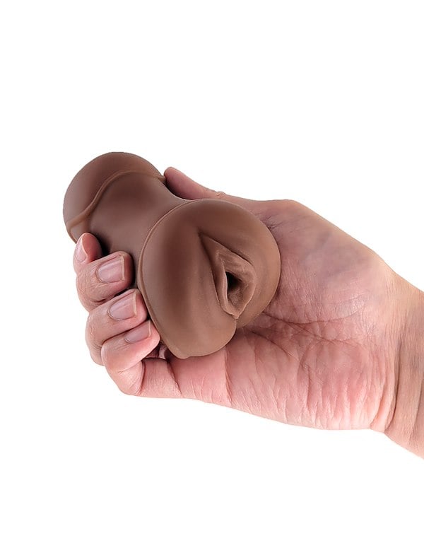 POCKET PALS VAGINA STROKER - DARK ALT1 view Color: CHO