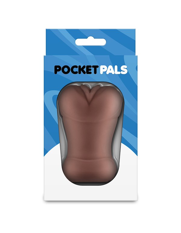 POCKET PALS VAGINA STROKER - DARK ALT2 view Color: CHO