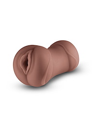 Front view of POCKET PALS VAGINA STROKER - DARK
