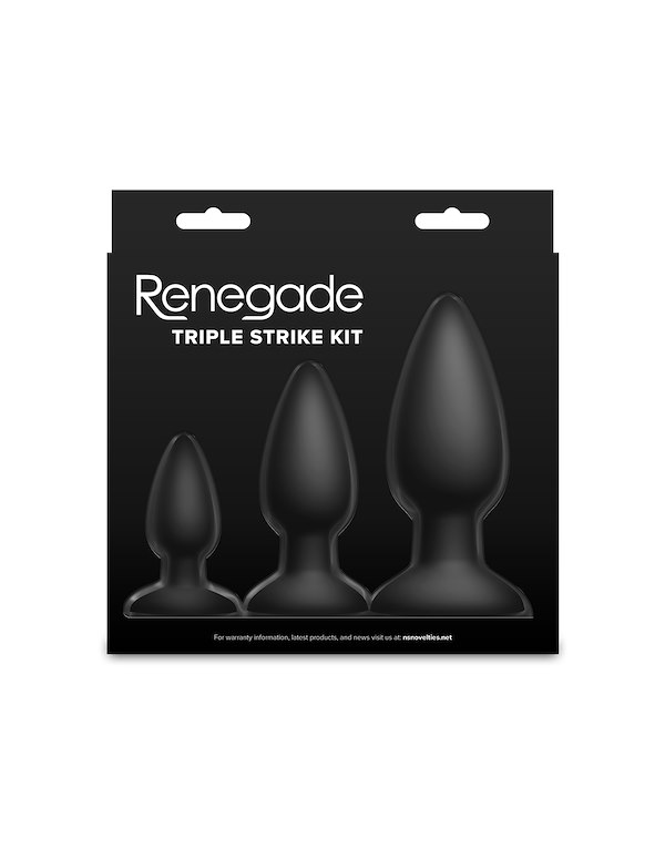 RENEGADE TRIPLE STRIKE KIT 3PC PLUG SET ALT2 view Color: BK