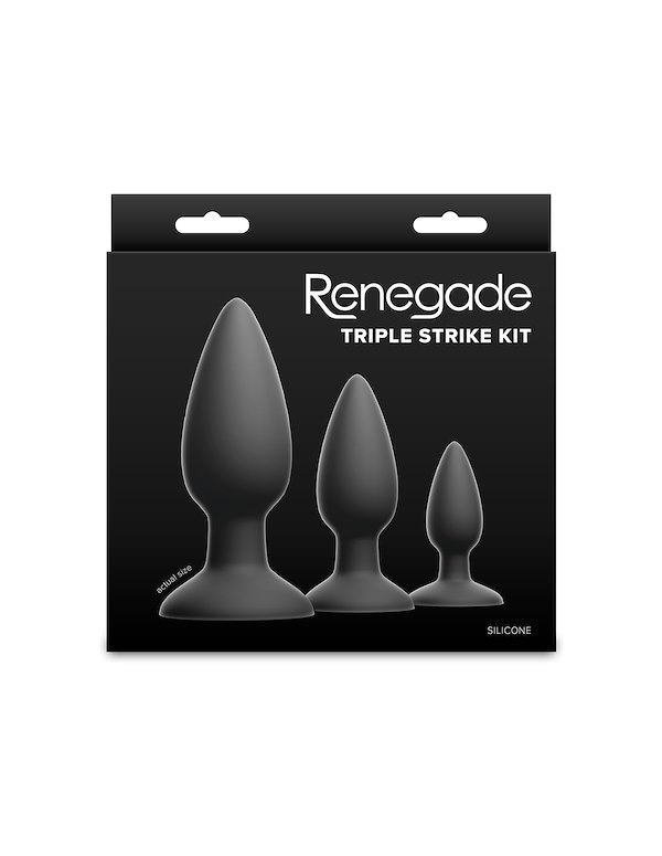 RENEGADE TRIPLE STRIKE KIT 3PC PLUG SET ALT3 view Color: BK