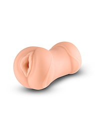 Alternate front view of POCKET PALS VAGINA STROKER - LIGHT